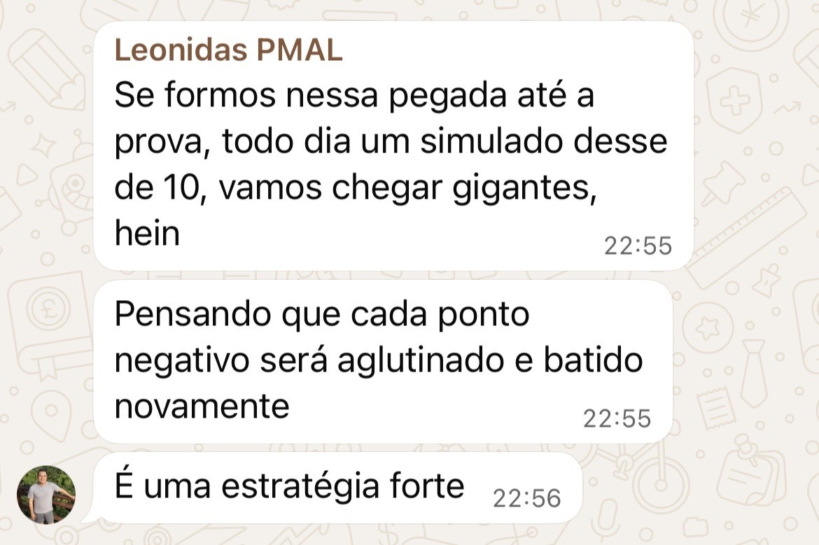 Depoimento aluno PMAL